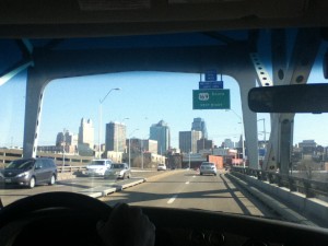 Entering Kansas City