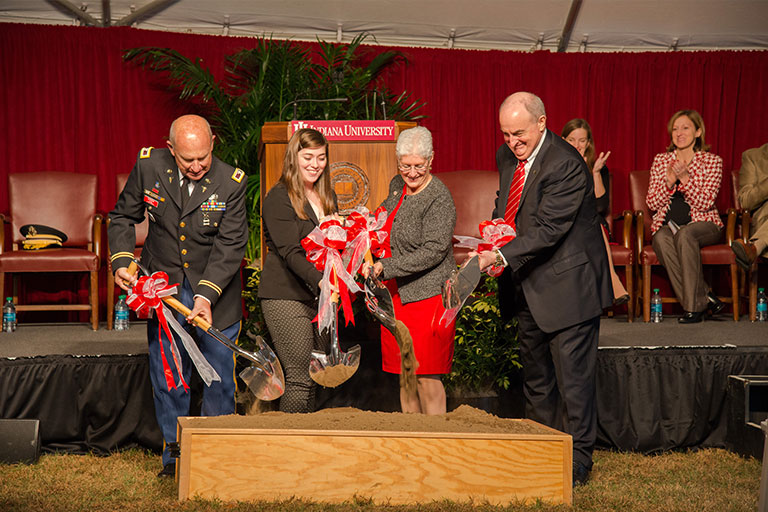 Student Events Center groundbreaking ceremony.